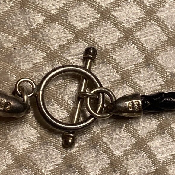 FNA 925 Sterling Silver Murano Style Lampwork Glass Heart Pendant - Picture 5 of 12